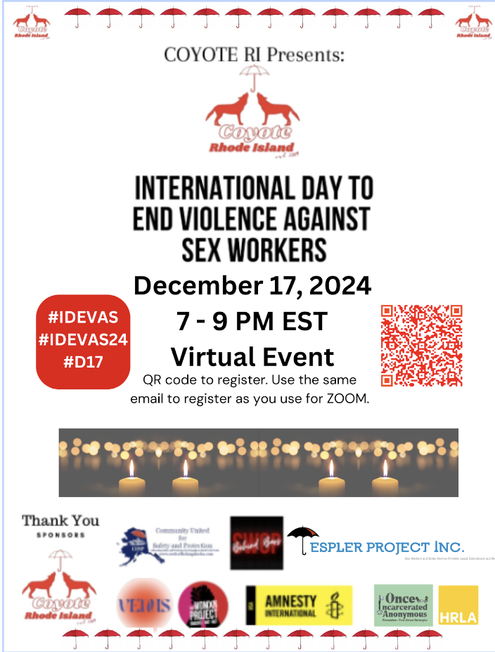 International Day To End Violence Against Sex Workers